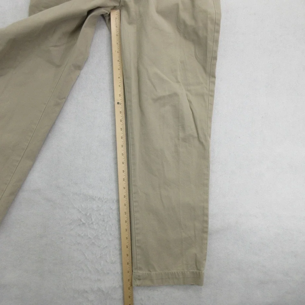 Polo Ralph Lauren Mens Prospect Chino Pants 37x32 Beige Pleated Cuffed